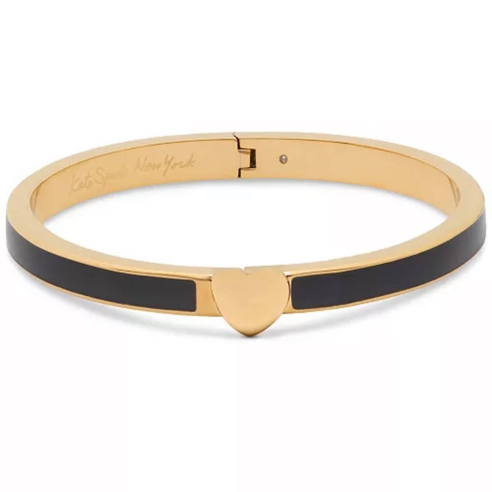Kate Spade Enamel Polished Heart You Bangle Bracelet